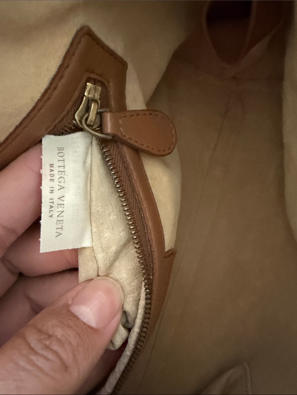 Bottega Veneta Intrecciato Leather Satchel - Cognac Brown - Picture 7 of 15